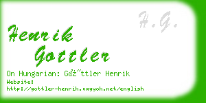 henrik gottler business card